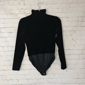 Black turtle neck Bodysuit